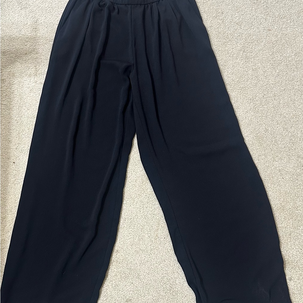Black Wide-Leg Pants